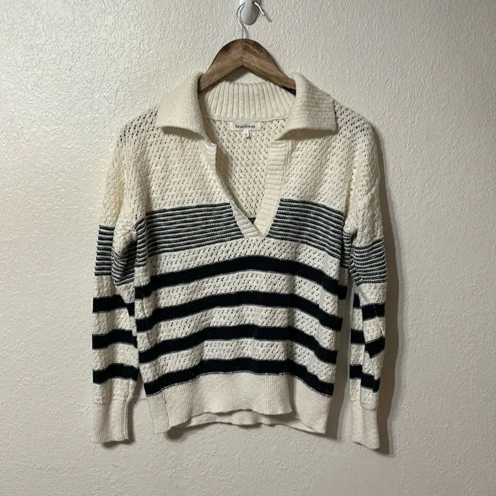 Heartloom Dover Collared Sweater Large